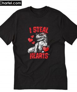 Valentines Day Dinosaur T-Rex Lover T-Shirt PU27