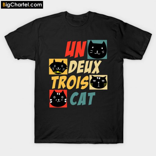un deux trois cat T-Shirt PU27