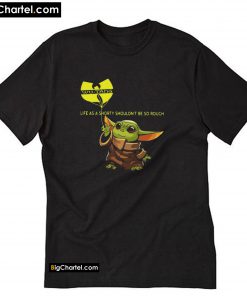 Baby Yoda hold balloon Wu Tang Clan Creams T-Shirt PU27