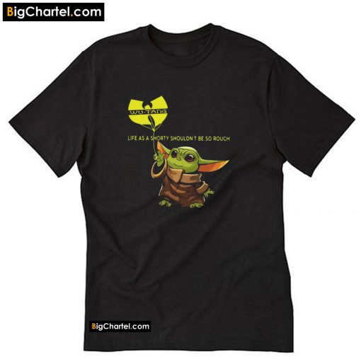 Baby Yoda hold balloon Wu Tang Clan Creams T-Shirt PU27