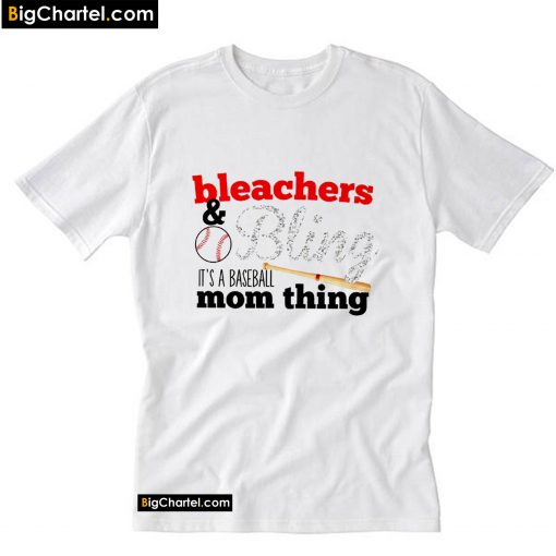 Baseball mom bling sparkly flowy T-Shirt PU27