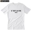 C'est La Vie Paris T-Shirt PU27