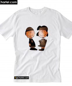 Charlie Brown And Lucy LV T-Shirt PU27