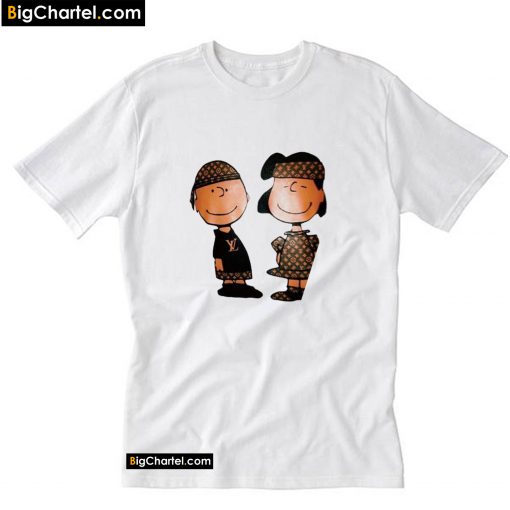 Charlie Brown And Lucy LV T-Shirt PU27