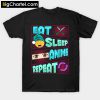 Cute & Funny Eat Sleep Anime Repeat Anime Lover T-Shirt PU27