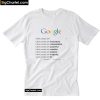 Google search black people are T-Shirt PU27