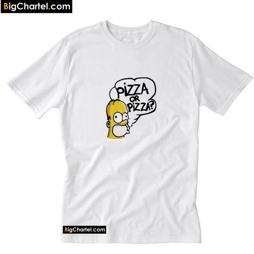 Homer And Pizza T-Shirt PU27