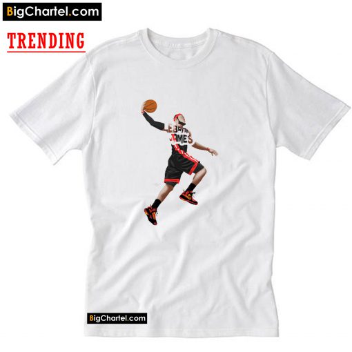 Lebron James King James with the words T-Shirt PU27