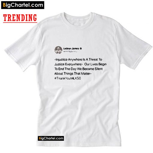 Lebron James Tweet T-Shirt PU27