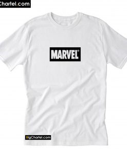 Marvel Black logo T-Shirt PU27