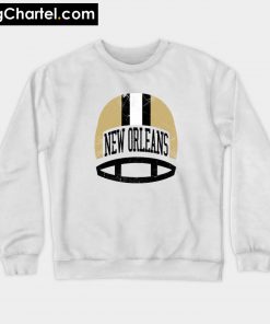 New Orleans Retro Helmet Sweatshirt PU27