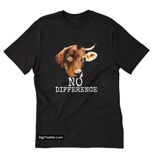 No Difference Vegetarian Animal T-Shirt PU27