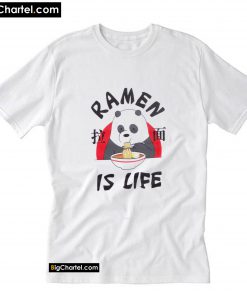 Panda We Bare Bears Ramen Is Life T-Shirt PU27
