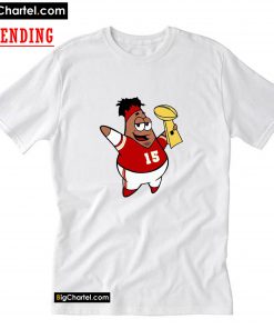 Patrick Mahomes Patrick Star MVP Super Bowl LIV 2020 T-Shirt PU27