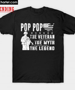 Pop Pop The Myth The Legend T-Shirt PU27