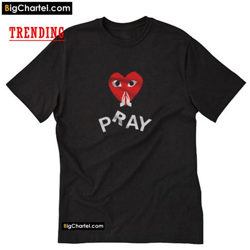 Pray CDG Play Logo Parody T-Shirt PU27