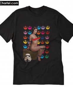 Princess Leia inspired Rebel Naughty Trooper T-Shirt PU27