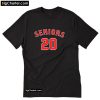 Seniors 2020 Baseball Team Logo T-Shirt PU27