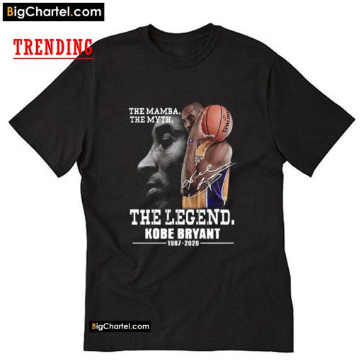 The Mamba The Myth The Legend Kobe Bryant 1987-2020 T-Shirt PU27