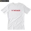 Vintage Classic And Trending Rose T-Shirt PU27