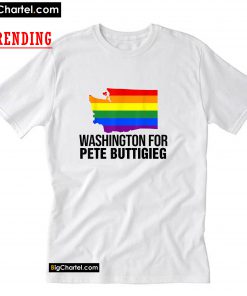 Washington for Pete Buttigieg LGBT Vote 2020 T-Shirt PU27
