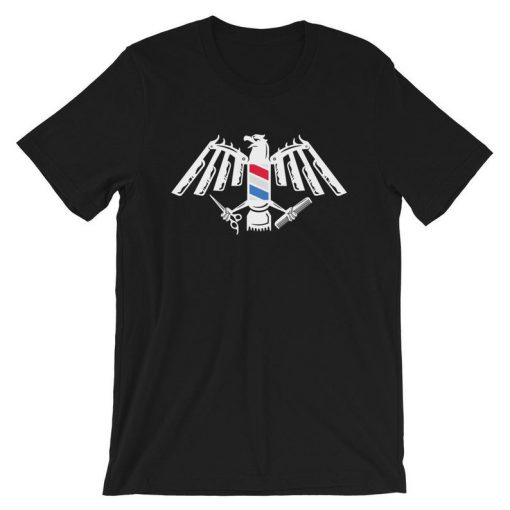 Barber Tools Eagle Emblem T-Shirt PU27