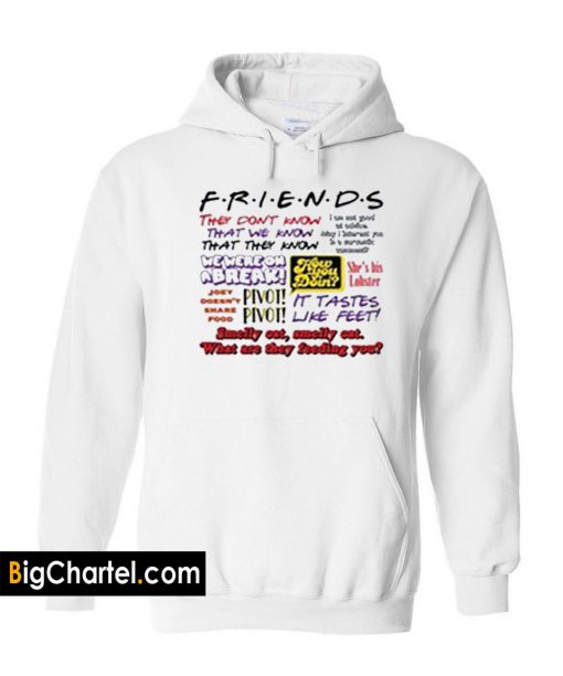 Friends TV Show Quote Hoodie PU27