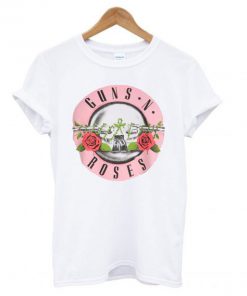 Guns N Roses Logo Pink T-Shirt PU27