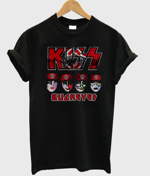 KISS Hotter Than Hell Ohio State Buckeyes T-Shirt PU27