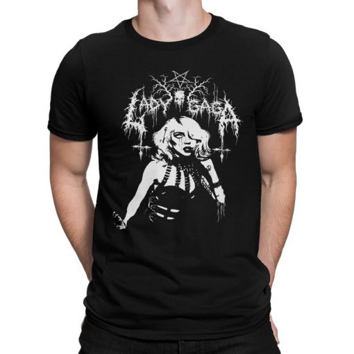 Lady Gaga Death Metal Style T-Shirt PU27