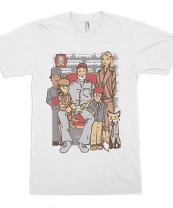 Wes Anderson Movie Heroes T-Shirt PU27