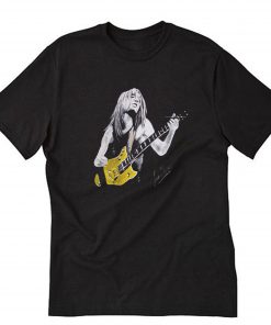 malcolm young rock legends and guitar legends T-Shirt PU27