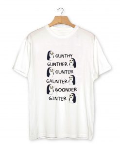 Adventure Time Gunter Names T-Shirt PU27
