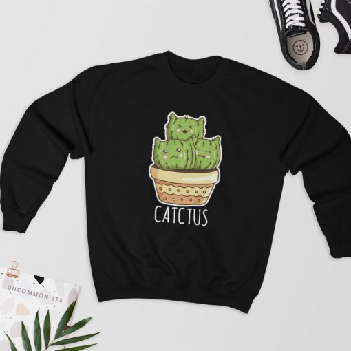 Catctus - Funny Sweatshirt PU27