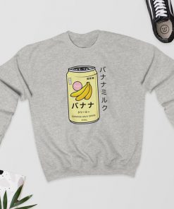 Japanese Banana Milk Drink - Sweatshirt PU27
