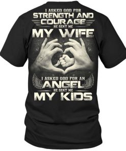 My Wife Angel My Kids T-Shirt PU27