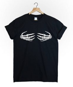 Skeleton hands boobs T-Shirt PU27