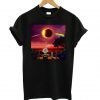 Snoopy and Charlie Brown Pink Floyd Dark Side Of The Moon T shirt PU27
