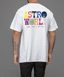 Travis Scott Astroworld Look Mom I Can Fly T-Shirt back Unisex PU27