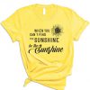 When You Caan't Find The Sunshine T-Shirt PU27