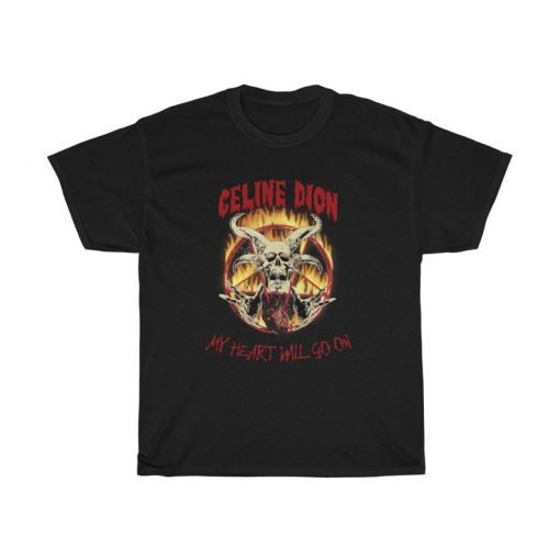 Celine Dion Rock Death Metal T-Shirt PU27