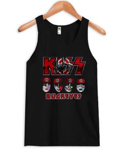 KISS Hotter Than Hell Ohio State Buckeyes Tanktop PU27