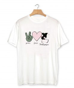 Peace Love Toilet Paper T-Shirt PU27