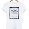 Allen Ginsberg Howl T-shirt PU27