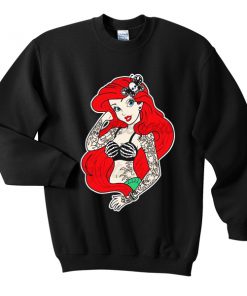 Disney Little Mermaid Rebel Punk Unisex Sweatshirt PU27