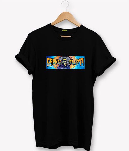 George Floyd Mural Black Lives Matter T-Shirt PU27