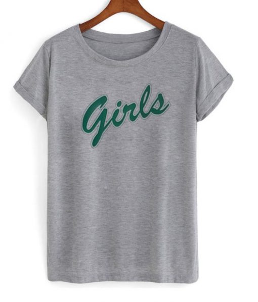 Girls Green Letters T-shirt PU27