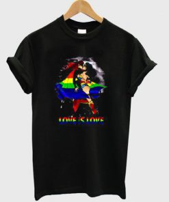 Love Is Love Wonder Woman T-shirt PU27