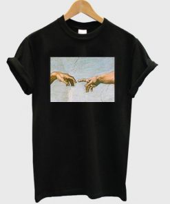 Michelangelo Hands T-shirt PU27