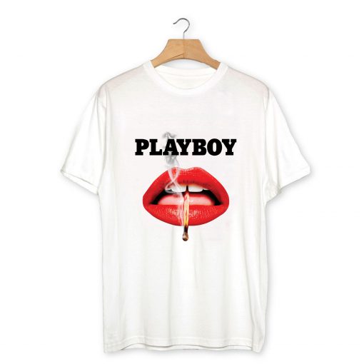 Playboy Smoked Lips Hoodie T-Shirt PU27